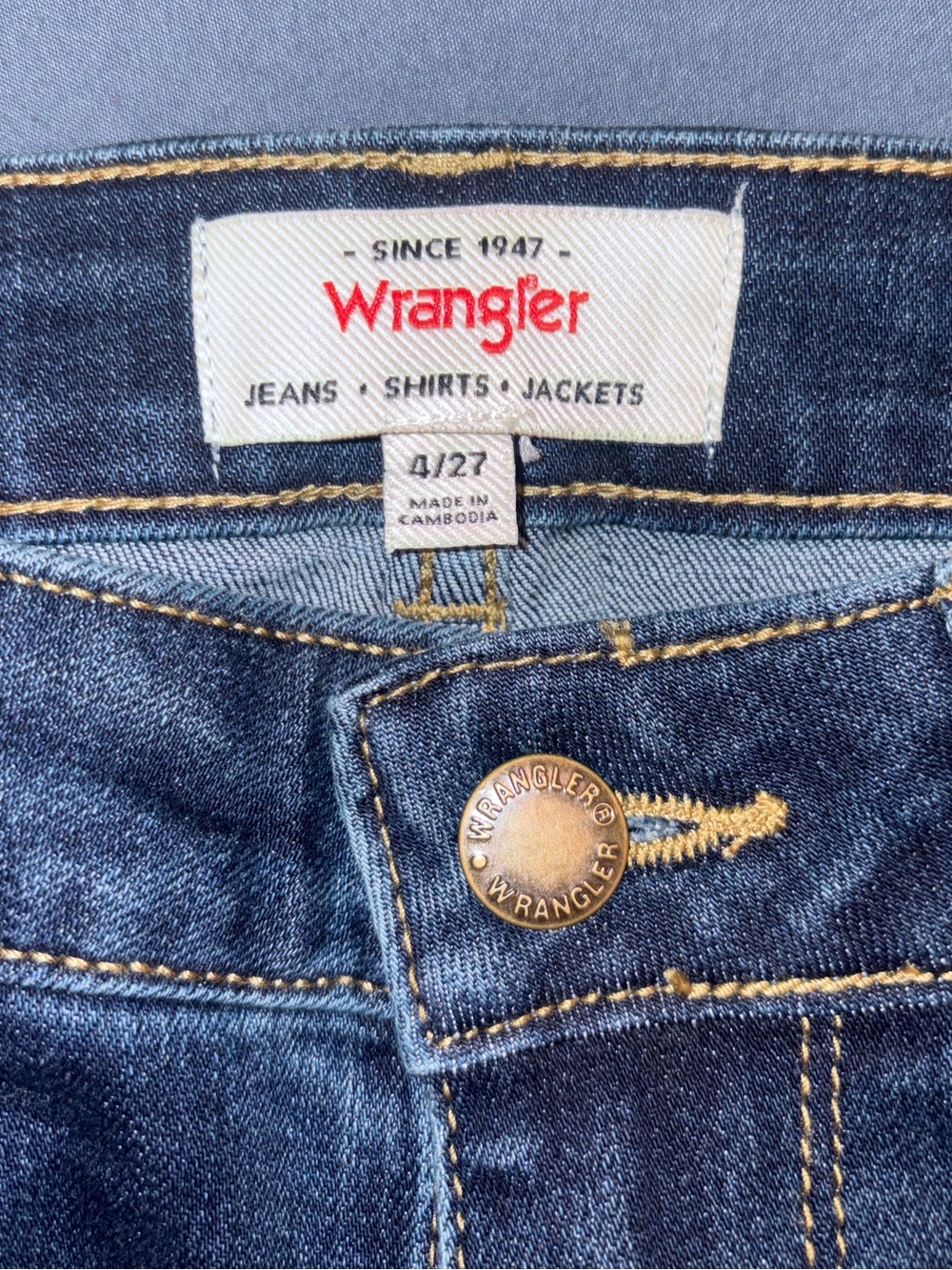 Wrangler High Rise Bootcut Jeans Size 4 - Picture 4 of 8